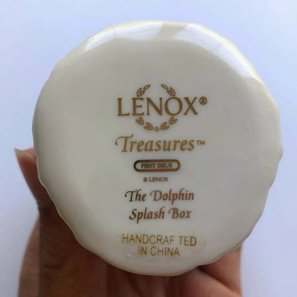 Lenox Treasures Dolphin Splash Box